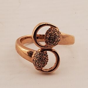 Vintage Sterling Multi-stone Ring 7